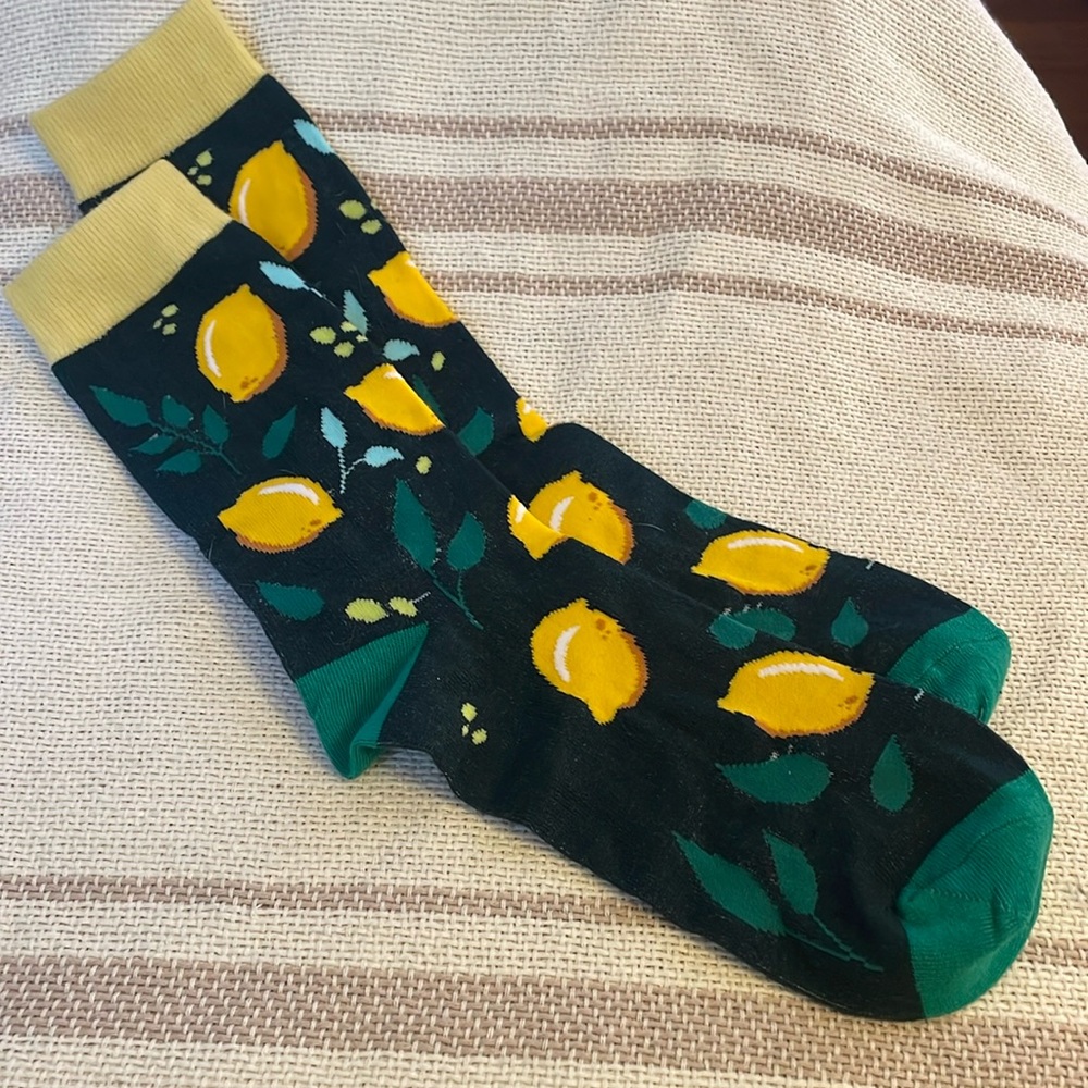 NWOT Lemon Socks